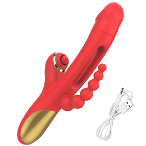 Vibrador triple estimulación